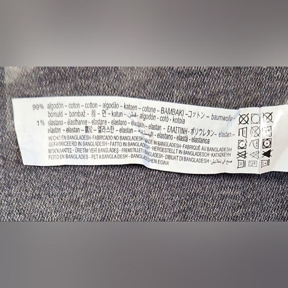 Zara Women's Gray Skinny Denim Jeans Size 6 - Picture 11 of 11